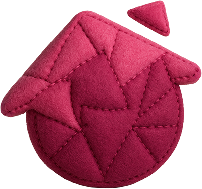 Logomarca versão pelúcia 3D